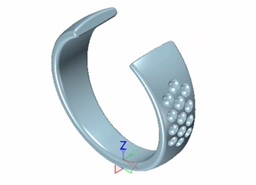 實例教程23：使用中望3D進行鉆石對戒設計之1（開環(huán)男戒）