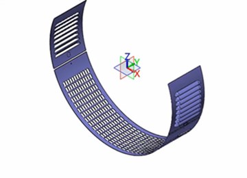 實(shí)例教程65：電機(jī)散熱網(wǎng)罩建模設(shè)計(jì)